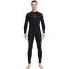 Dames Zwemkleding 3 mm neopreen Zwart gesplitst wetsuit Heren Lange rugrits Surf Eendelig Zwemmen Paarpak Onderwater Warm