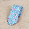 Neck Ties Neck Ties Hot New Sell Cotton Mens Colourful Casual Tie For Man Ties Narrow Kids Necktie Slim Skinny Cravate Narrow Thick Neckties 6cm Y240325