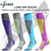 Chaussettes gtubike longs chaussettes de tube hiver femmes femmes confortables à la froide épaisse épaisse élastique chaude ski sportif extérieur bas