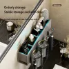 Cabezas Mundidas Medidas Punchrefre de aluminio El soporte de dientes eléctrico de aluminio Nodrill Pasta de dientes Dispensador Copa de almacenamiento Accesorios de baño