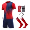 Adulto crianças conjuntos de camisas de futebol dos homens meninos kit de futebol esporte roupas survetement uniformes de futebol feminino treino de futebol 240314