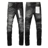 2023 Designer Ksubi Jeans pour hommes pantalons mancheur biker gris peinture détresse extension moto