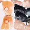 BHs Unsichtbare tragbare selbstklebende atmungsaktive schweißfeste Push-Up-Brustpflaster rückenfreie trägerlose sexy Silikonunterwäsche