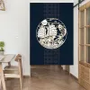 Curtains Chinese Koi Japanese Door Fish Curtains Noren Curtains for Kitchen Partition Curtains Living Room Entrance Divider Drapes Decor