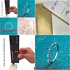Ringen Inbeaut Nieuwe Collectie 925 Sier Uitstekende Cut 0.1 Ct D Color Pass Diamond Test Moissanite Cocktail Ring Voor Meisjes Fijne sieraden Dro Otfzx