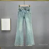 Damen Jeans Blue Denim Boot-Cut Hosen Frauen 2024 Frühling Elastische Hohe Taille Slim Fit Abnehmen Europäische Wischen Verlängerte Hosen