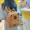 Sacs de rangement Kawaii Capybara sac à dos grande capacité sac à bandoulière peluche poupée jouet pour voyage cadeaux d'anniversaire