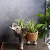 Esculturas de resina de elefante pequena decoração, quarto, sala de estar, casa, jardim, escritório