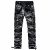 Högkvalitativa herrlastbyxor Casual Fi Jogger Pants Military Army Green Tactical Pants Camoue Sweatpants Plus Size 40 X7LM#