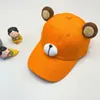 Bola Caps Doit Orelhas Bonitos Verão Meninos Meninas Boné Beisebol Dos Desenhos Animados Urso Criança Chapéus de Sol Primavera Crianças Crianças Peaked Snapback Gorras