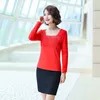 2023 Womens Fashion Slim Fit Cotton T-shirt New Korean Long Sleeved Top Lace Bottom