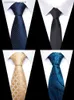 Neck Ties Neck Ties Tie Gravatas Fashion Wholesale Woven 8 cm Necktie Wedding Accessories Blue Man Dot Fit Group Party Office Y240325