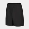 Heren shorts elastische tailleband atletische taille trekkoord casual voor zomer wide been fitness sport