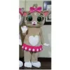 Trajes de mascote Halloween Natal bonito gato mascote dos desenhos animados de pelúcia fantasia vestido traje de mascote