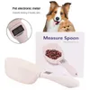 Balances domestiques Balance de cuisine polyvalente numérique chien chat alimentation alimentaire cuillère à mesurer balance de nourriture pour animaux LCD outils de pesage de précision électronique 240322