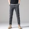 uomini pantaloni casual slim fit elastica primavera e autunno nuovi arrivi fi butt desinger abbigliamento da uomo pantaloni maschi p4os#