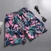 2022 verão calções de natação troncos homens praia shorts camoue impressão secagem rápida surf shorts cordão marca casual beachwear p8yy #