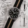 Wristwatches RDUNAE RA03 G10 34.5mm Retro Military 316L Stainless Steel K1 Mineral Glass Luminous Sports Quartz Male PilotC24325