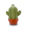 Hundklädklasse -sopor Dispenser Cactus Shaped Portable Holder för poop återanvändbara väskor poo pickup vandring löpning