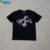 Yiciya tshirts adw marque de haute qualité Hip Hop Crops Femme Vêtements japonais 2000S Style Y2k Tees Soleil Tshirt surdimensionné 240313