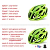 Casque de montagne de vélo de route extérieur superdoor avec arrière-lumière ultra-léger DH MTB Sports de vélo de circuit 240312