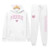 2023 Love Print LOVE Pullover Y2K Hoodie Street Clothing Two Piece Set