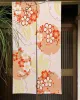 Gardiner blommor blommor dörr gardin konst målning japansk dörröppning vardagsrum partition gardiner pub draperi ingång hängande halvbana