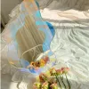 ミラーアクリルの大きな花カラフルな鏡リビングルームホーム装飾的な壁鏡寝室のテーブルスタンディングメイクミラー