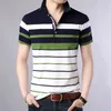 men's classic striped Polo shirt 2023 summer plus oversized S-xxxxxl 46GJ#