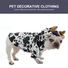 Appareils pour chiens Creative Cow Modeling Pet Vêtements Adorable Garment Decorative