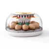 Accessoires 12 oeufs incubateur automatique ménage petit poulet, canard et oie incubateur d'oeufs automatique ajout d'eau température intelligente