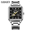 Wristwatches OUBAOER Business Mechanical Watches Mens Skeleton Automatic Watch Men Relojes Hombre Male Clock Orologio Uomo Reloj