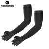 ROCKBROS UV400 Zonnebrandcrème 2 in 1 Sport Fietsen Arm Mouw Handschoen Ademend Hardlopen Vissen Rijden Mouwen Armen Warmer Handschoen 240320