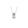 Pendant Necklace Sterling Silver Rainbow Chain Collebone Chain Lover's Zircon Necklace Light Luxury High-End European and American Style 24032517