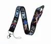 Commercio all'ingrosso 20 pezzi Cartoon Anime Giappone One Piece Cinghie Cordino Cinghie per telefono Charms Portachiavi Carta d'identità Corda per appendere Sling Neck Strap Ciondolo Ragazzo Ragazza Regali