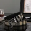 hommes de la ceinture de concepteur automatique lettre de bande formelle ceintures classiques dorées sier noir boucle décontractée largeur 3,8 cm taille 110-125 cm