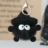 Nyckelringar Söt Elf Mink Hair Small Coal Ball Car Keychain Handsewn Multi Color Wool Hat With Soft Touch Pinching Pressure Reducing Doll