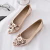 Casual Shoes Women's Crystal Pointed Flats Slip-on Ladies Loafers Soft Bottom Autumn Spring Shallow Comfortable Female Footwear