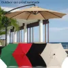 Filets 2M 6 os Polyester parapluie parasol imperméable AntiUV remplacement auvent couverture tissu extérieur plage Patio jardin fournitures