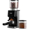 Tools SHARDOR elektrische Kaffeemühle mit Grat für Espresso mit präzisem elektronischem Timer, verstellbare Kaffeebohnenmühle mit Touchscreen