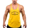 Marque Gilet Muscle Sleevel Singlets Fi Sports Entraînement Homme Maillot Gym Vêtements Débardeur Mens Bodybuilding Fitn v7qq #