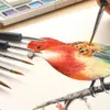 Paint Brush Watercolor Painting Miniature مجموعة شعر قلم نايلون فنان Weasel for Paintbrushes Pens Color Paintbrush 240320