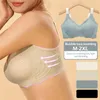 Bras 2024 Summer One-Pieces Seamless Plus Size XXL Vest For Women Minimizer No Wire Push Up Brassiere Sports Yoga Underwear