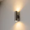 Kaligrafi Parlak LED Duvar lambası Açık Işık İP65 Paslanmaz Çelik LED Duvar Işık Yatak Odası Bahçe Duvar Sconce Köşe Sundurma Aydınlatma