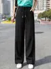 Pantalon grande taille femme pantalon large taille haute mode élastique avec imprimé minceur noël