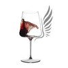 2 Pc Lot Wine Wing Glasses Professional Sommelier Crystal Wine Cup Angel Wings Goddess Party Burgundy Sherry Goblet Red Wine Cup 240312