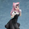 Eylem Oyuncak Figürleri 22cm Anime Oyunu Karakter Kaguya Sama Sama Love War Fujiwara Chika Tavşan Model Oyuncak Hediye Toplama Kutusu Dekorasyonu PVC Malzeme24325