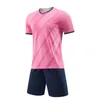 Football uniform customization training jersey Green clothes Adults and Kid Soccer Clothes Sets Short Sleeve 240318