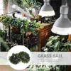 Dekorativa blommor Simulerade Milano Ball Artificial Topiary Balls Bröllopsdekor Simulering Gräs julgran