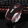 Mice Gaming Mouse Computer Wired Glow Macro Definition Professional Mice 6 Buttons 3200DPI USB Optical For Laptop Desktop